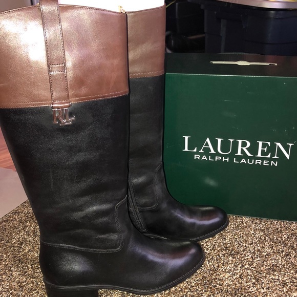 Ralph Lauren Merrie Riding Boots - Picture 2 of 8